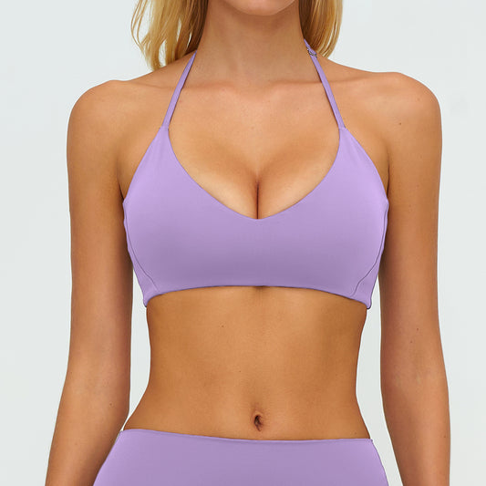 ZHENXING Women's Adjustable Neck Strap Yoga Bra ZC5529